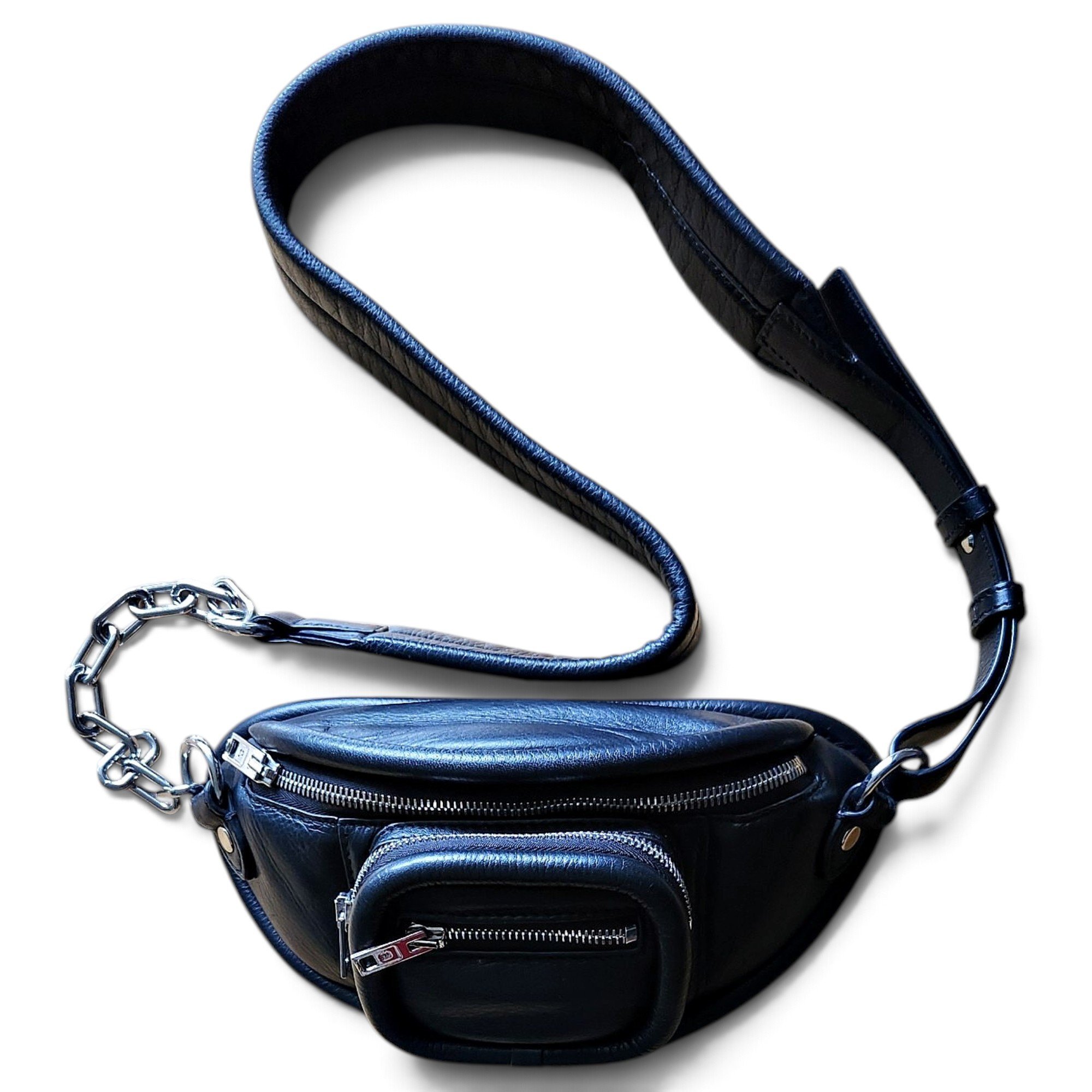 Leather crossbody bag