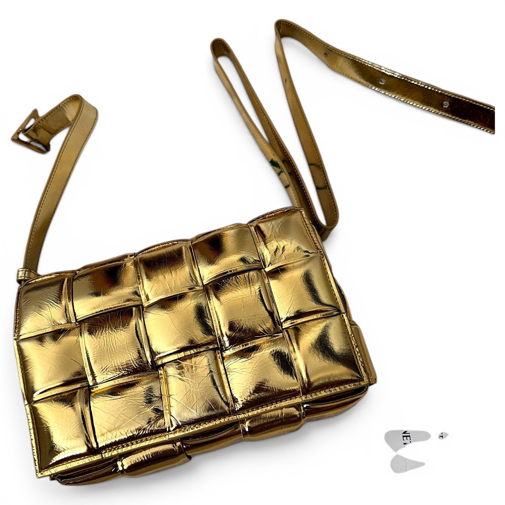 Cassette Padded leather crossbody bag