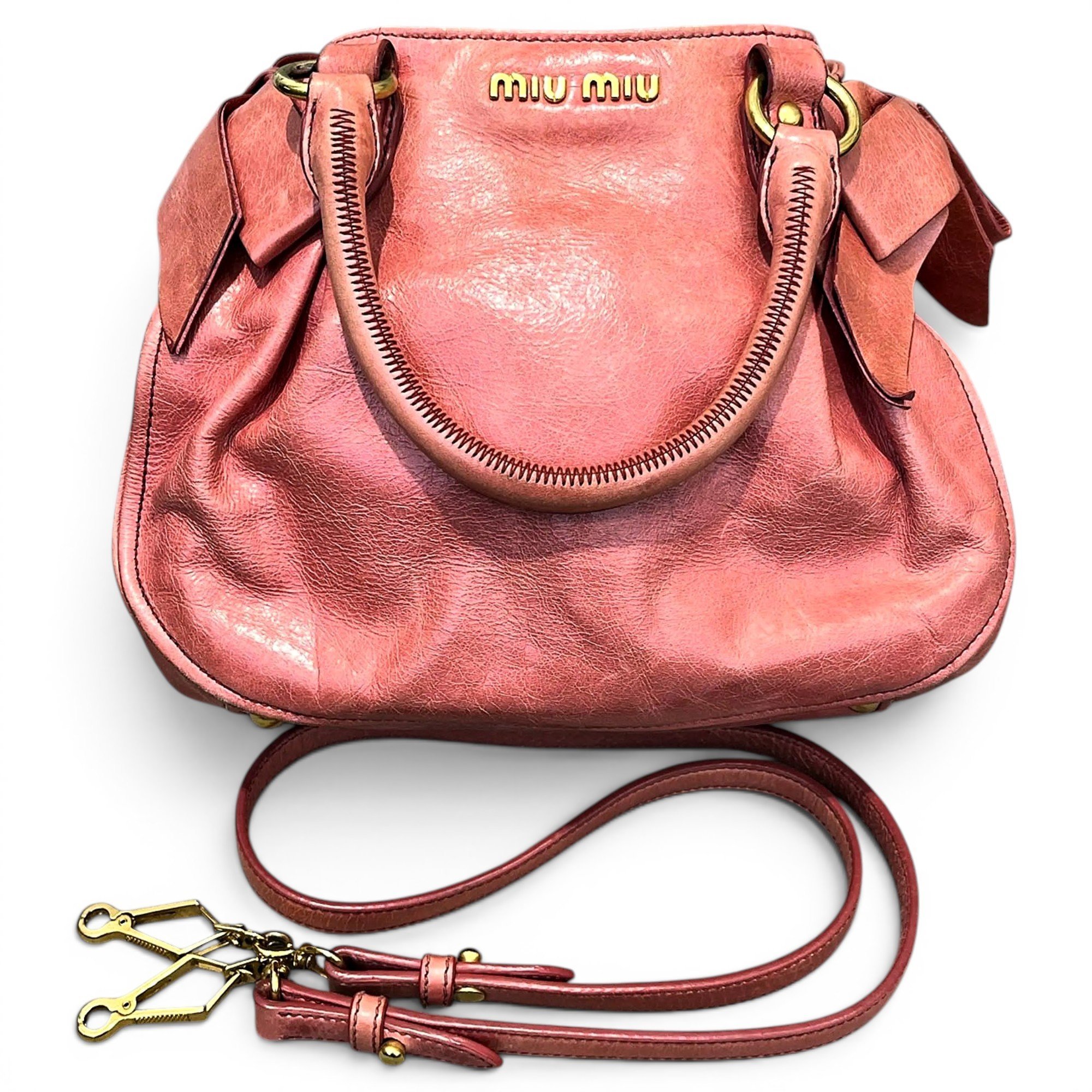 Leather crossbody bag