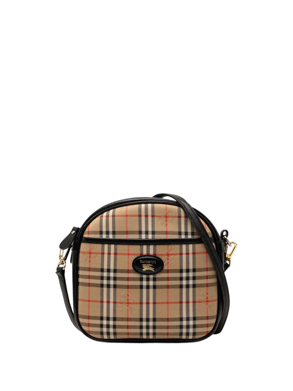 20th Century Haymarket Check Canvas crossbody bag