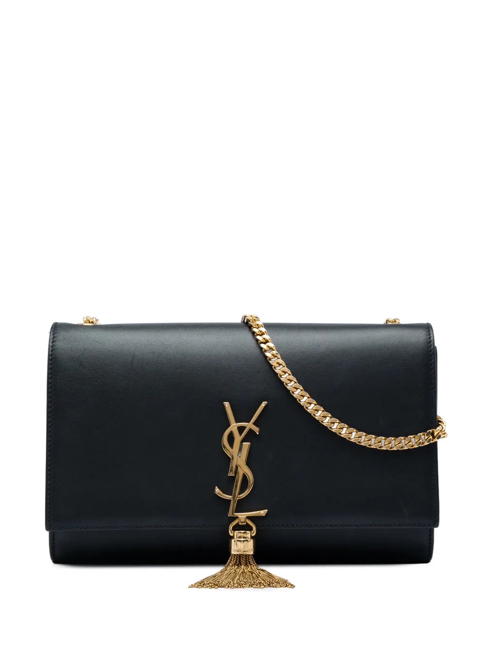 2017 Medium Smooth Calfskin Classic Monogram Kate Tassel crossbody bag