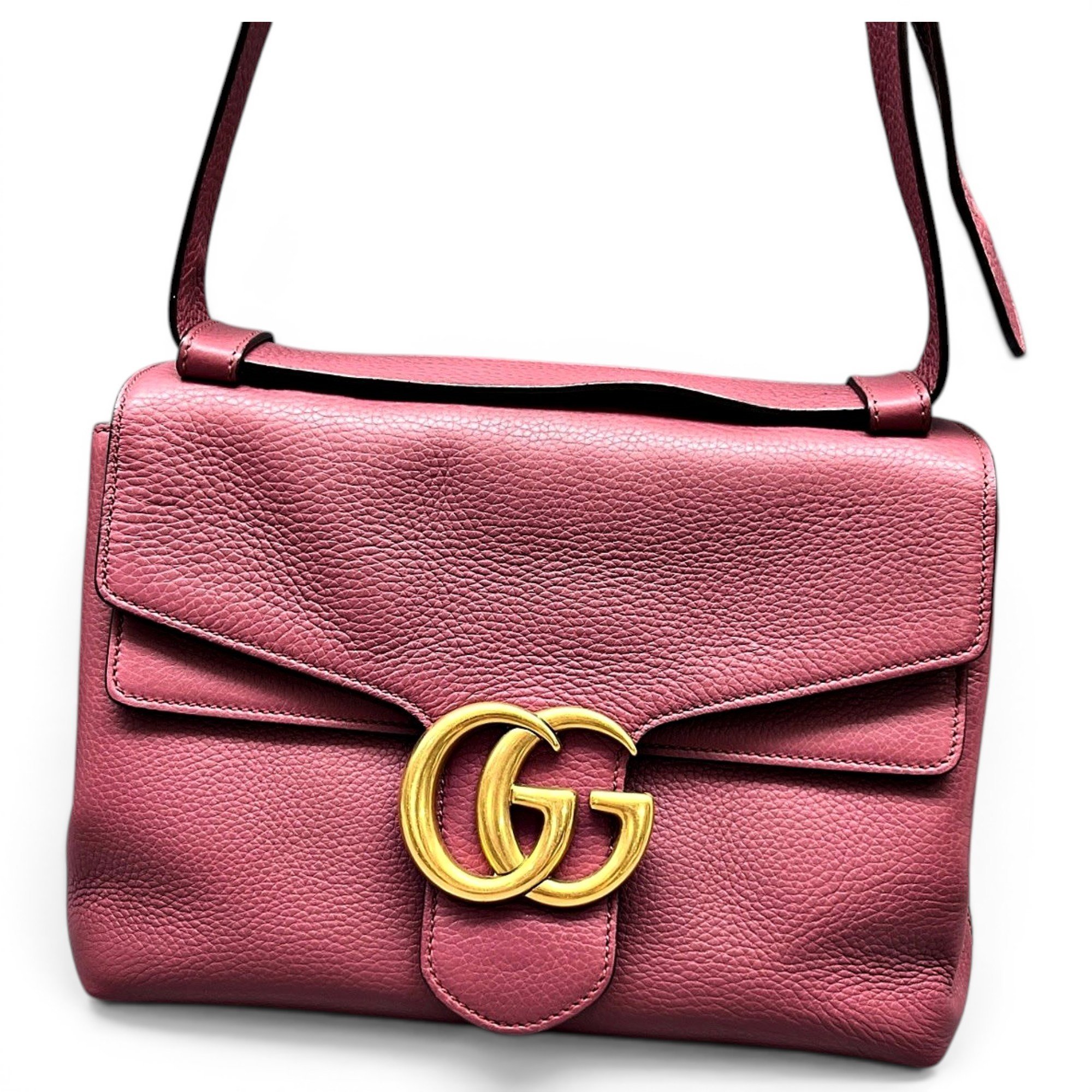 GG Marmont Flap leather handbag