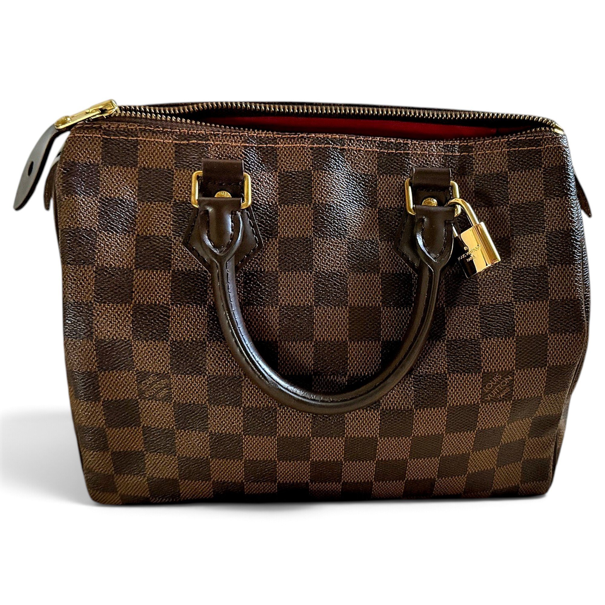 Speedy leather handbag