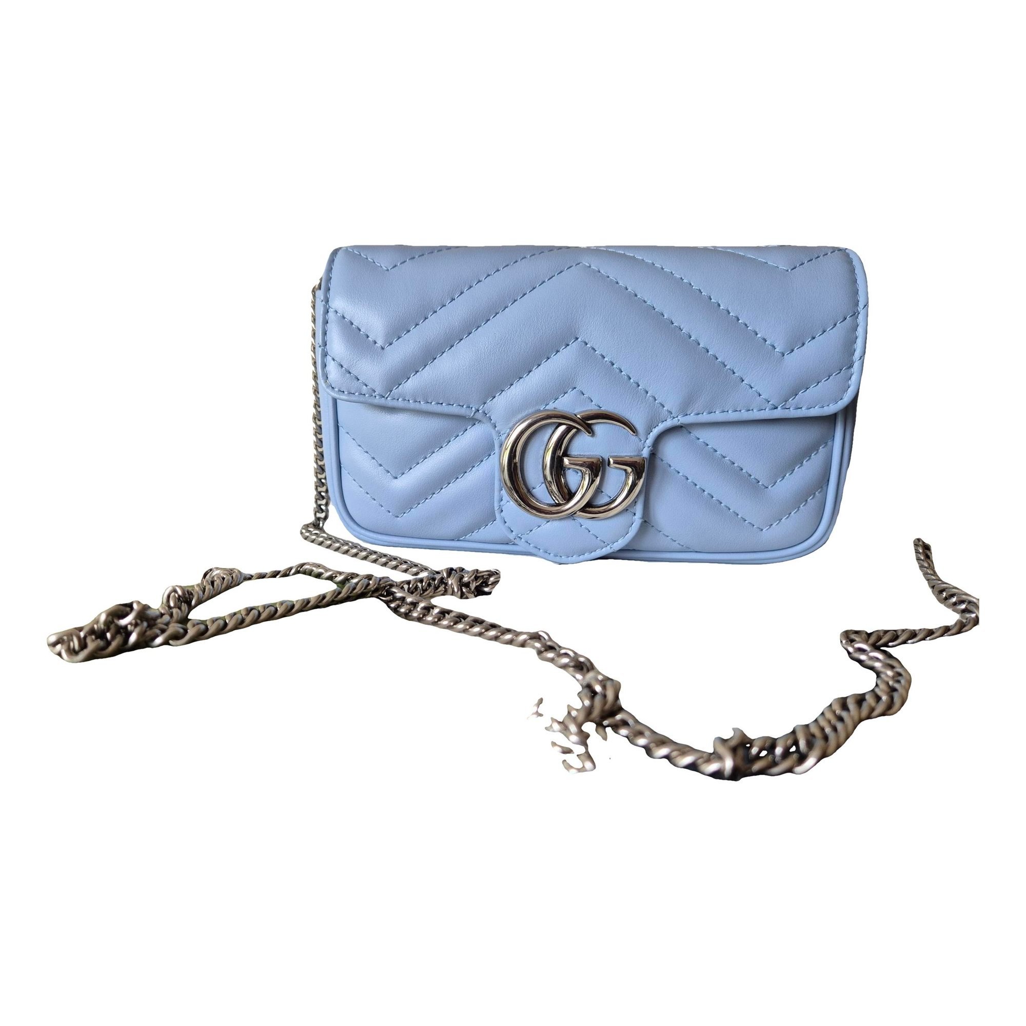 GG Marmont Flap leather crossbody bag