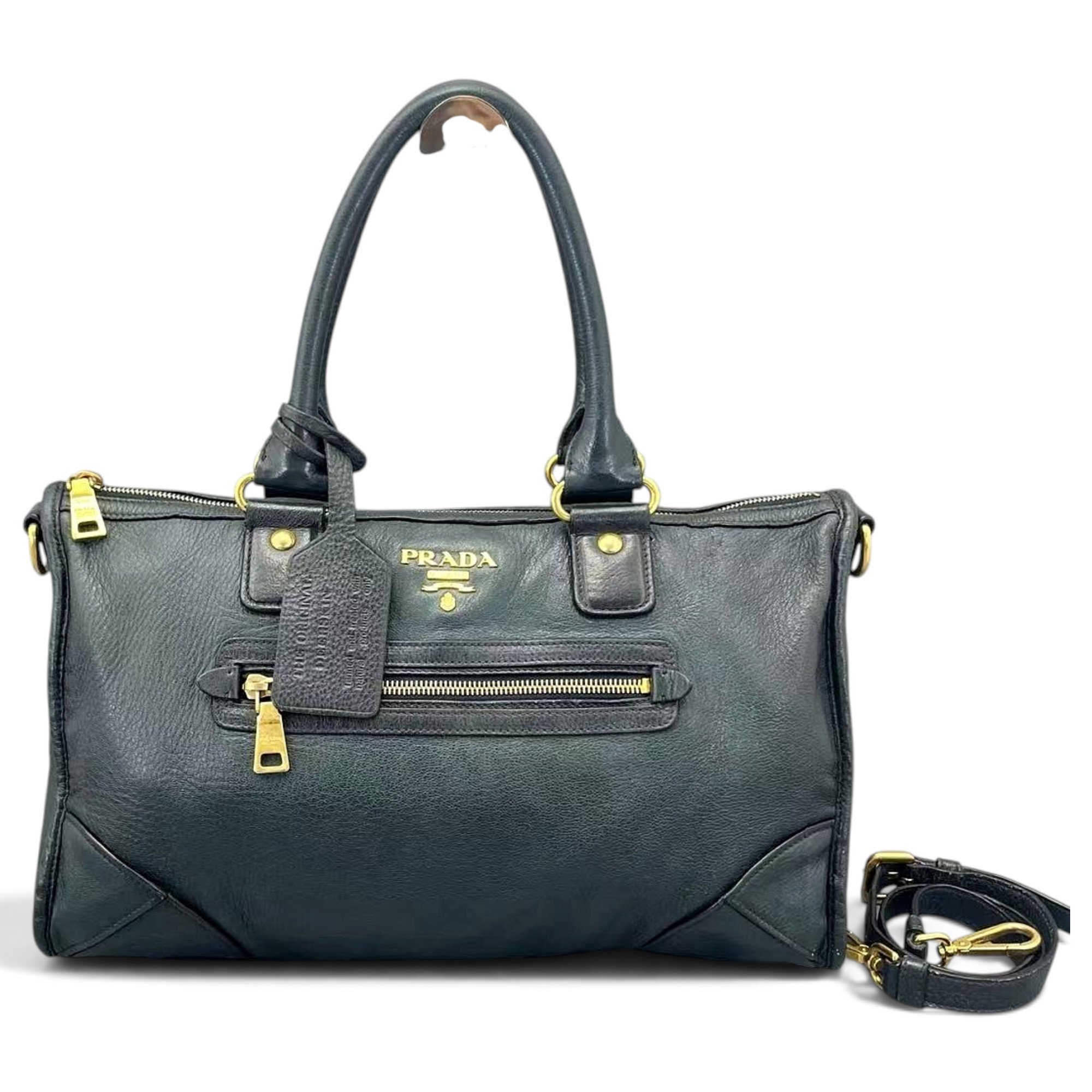 Leather handbag