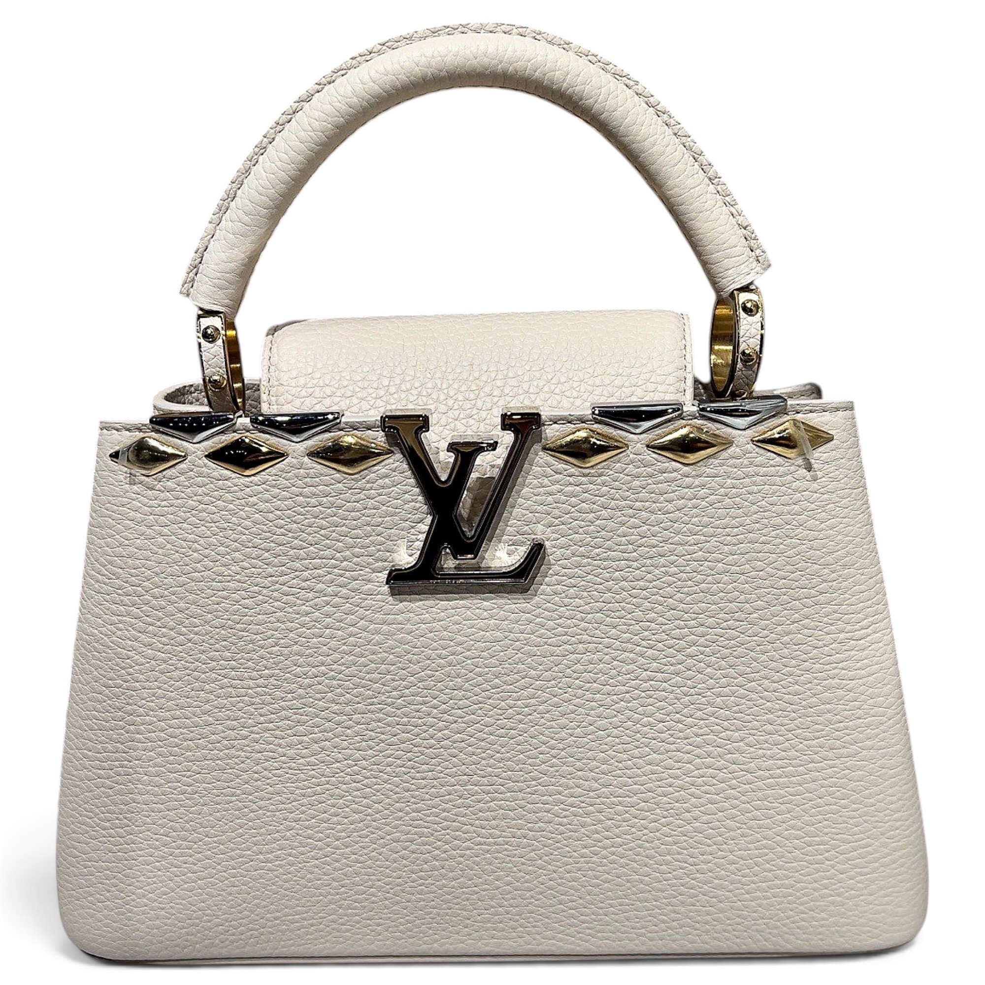 Capucines leather handbag