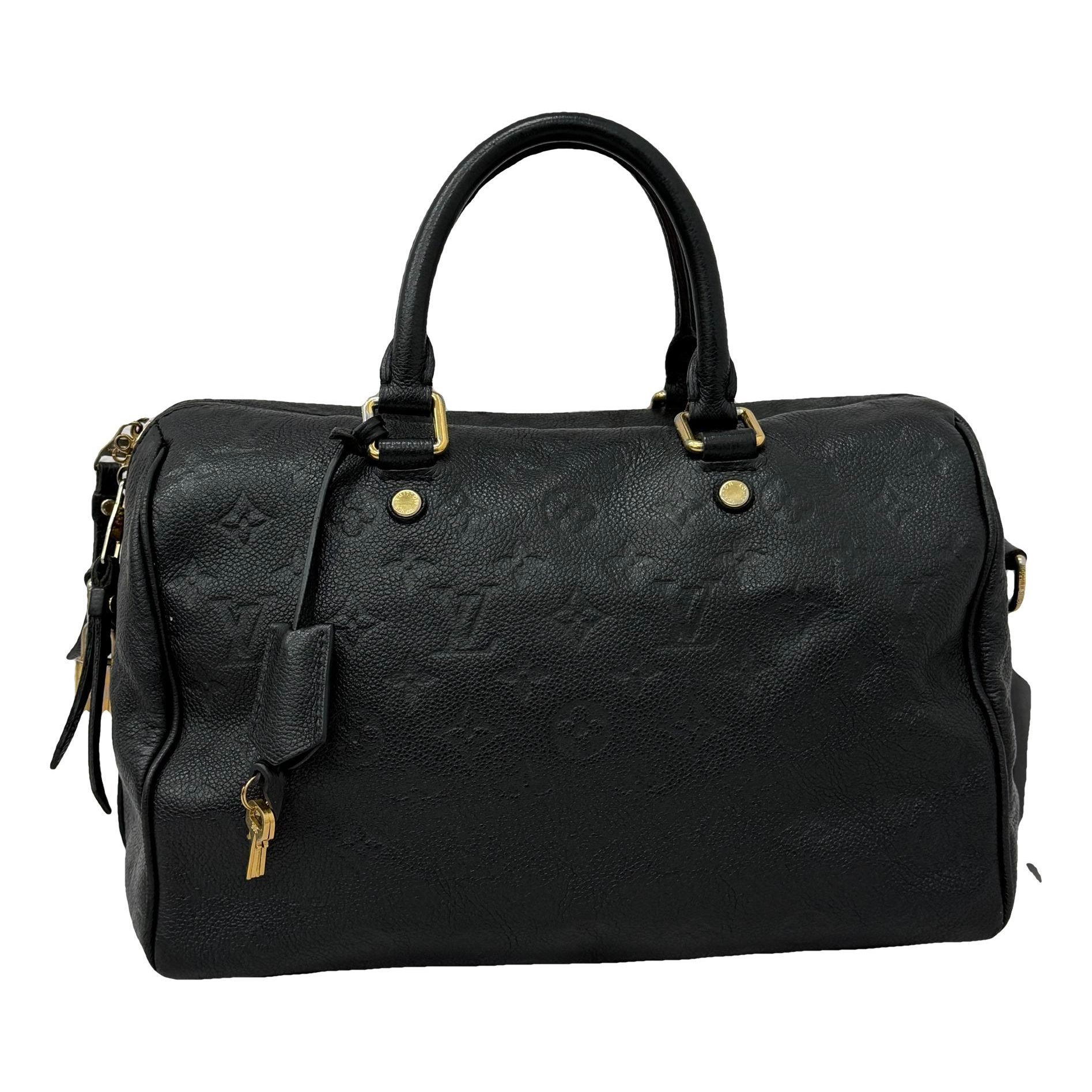 Speedy leather handbag