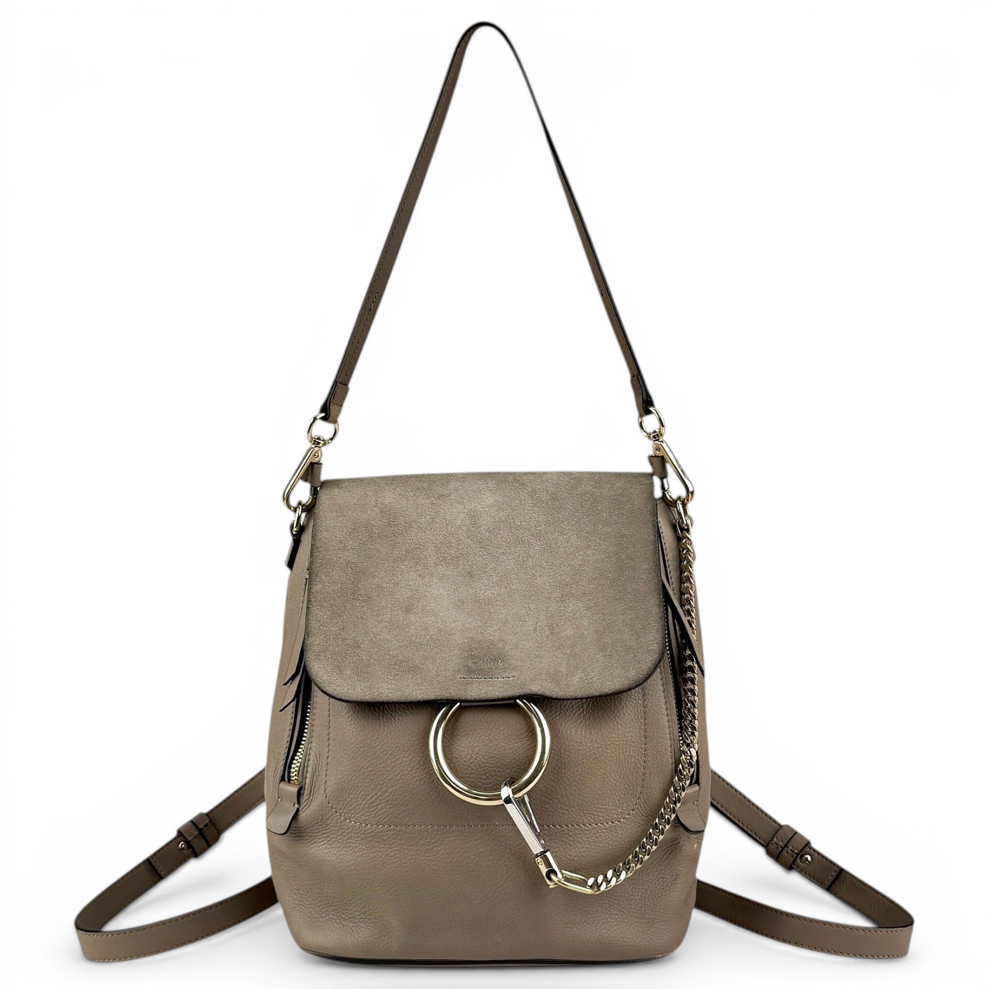 Faye leather backpack