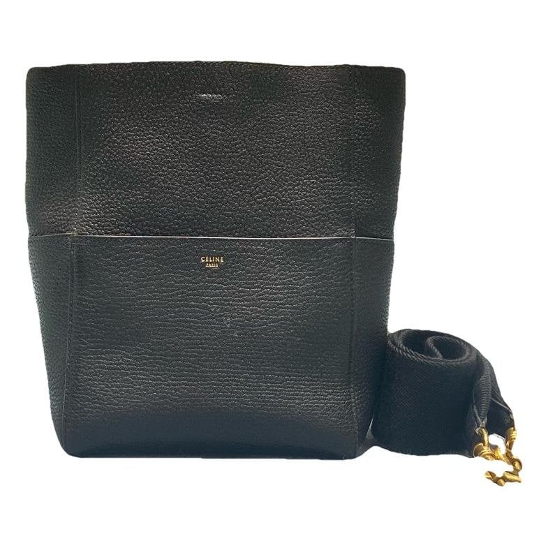 Seau Sangle leather handbag
