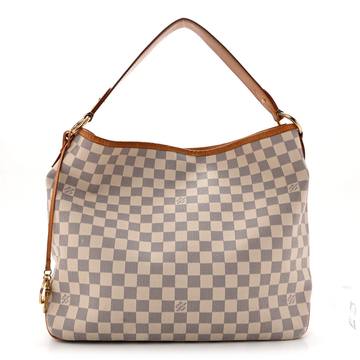 Louis Vuitton Damier Azur Delightful MM Rose Ballerine