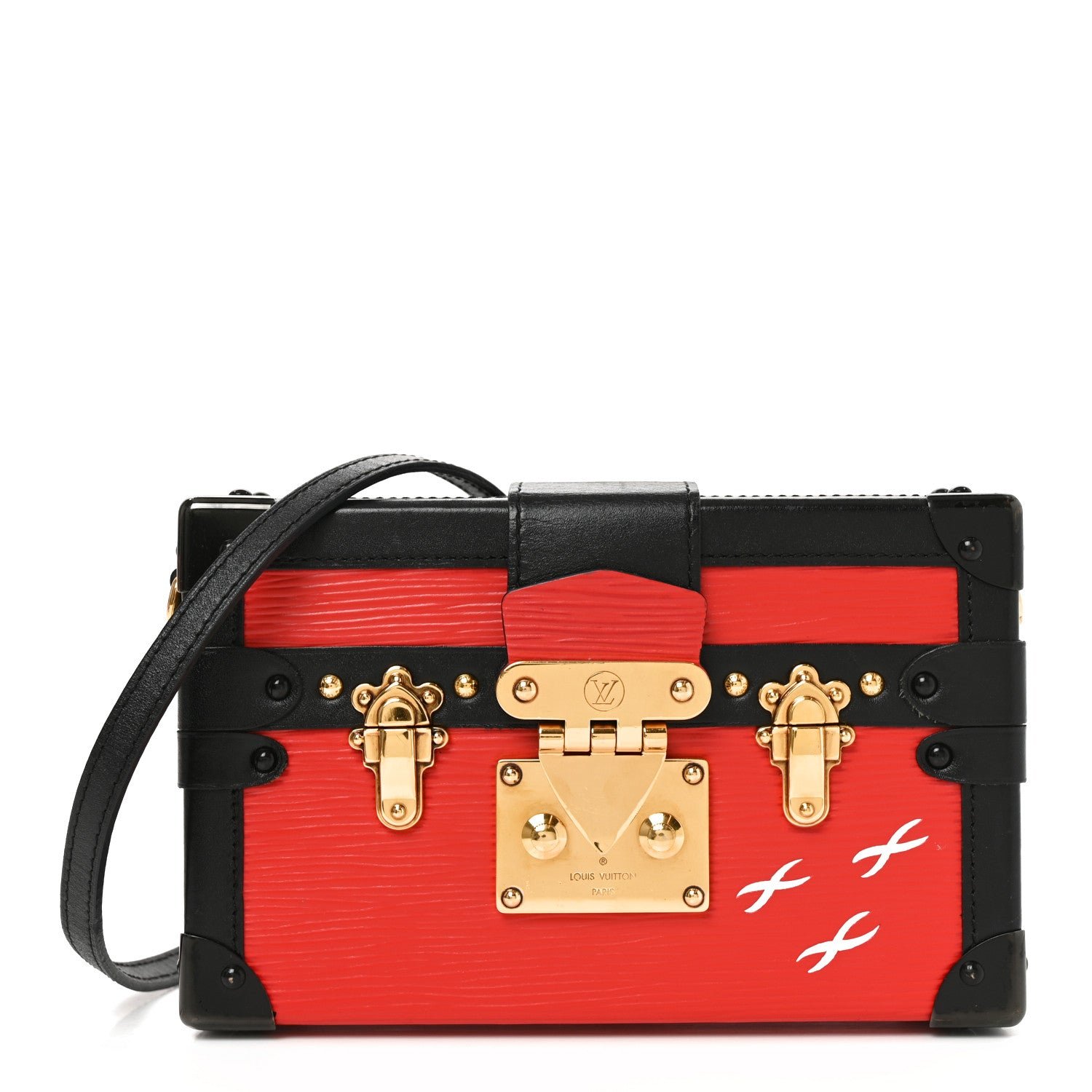 Louis Vuitton Epi Petite Malle Coquelicot