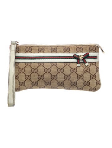 GG Canvas GG Canvas Wristlet