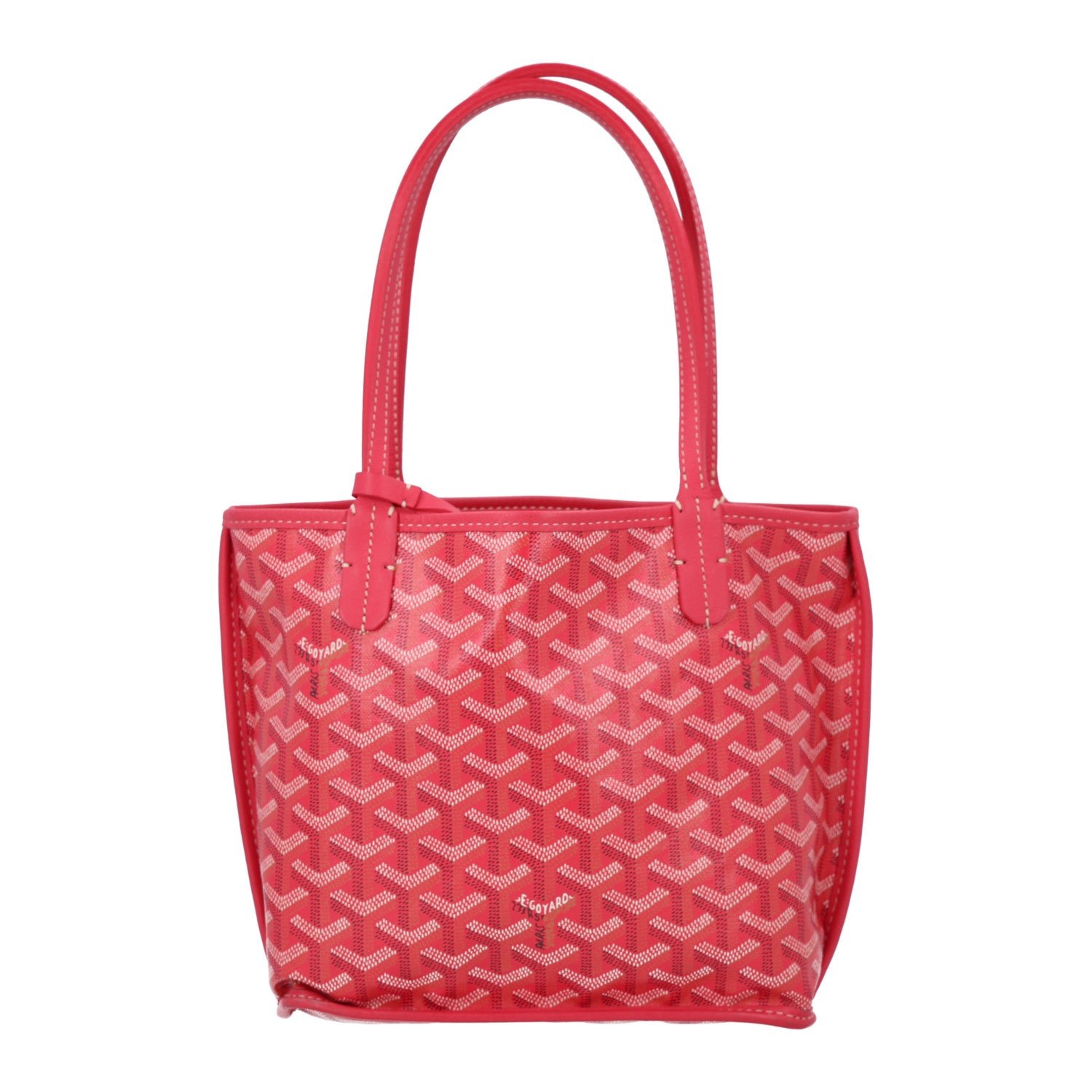 Goyard Goyardine Le Jardin Reversible Mini Anjou Fuchsia