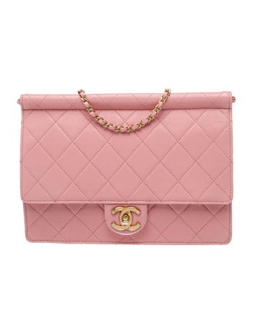 Small CC Pearl Quilted Flap Bag