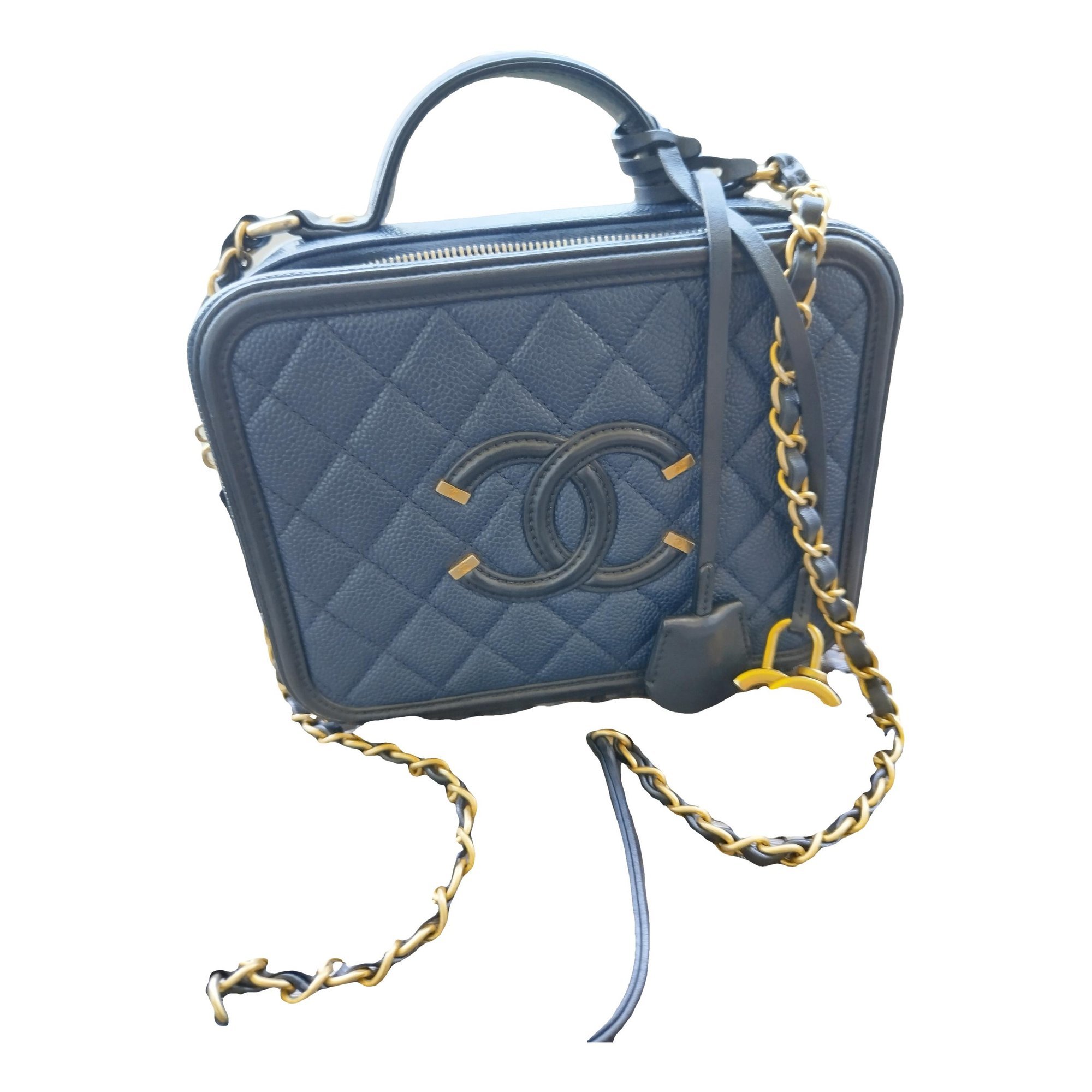 Vanity leather crossbody bag