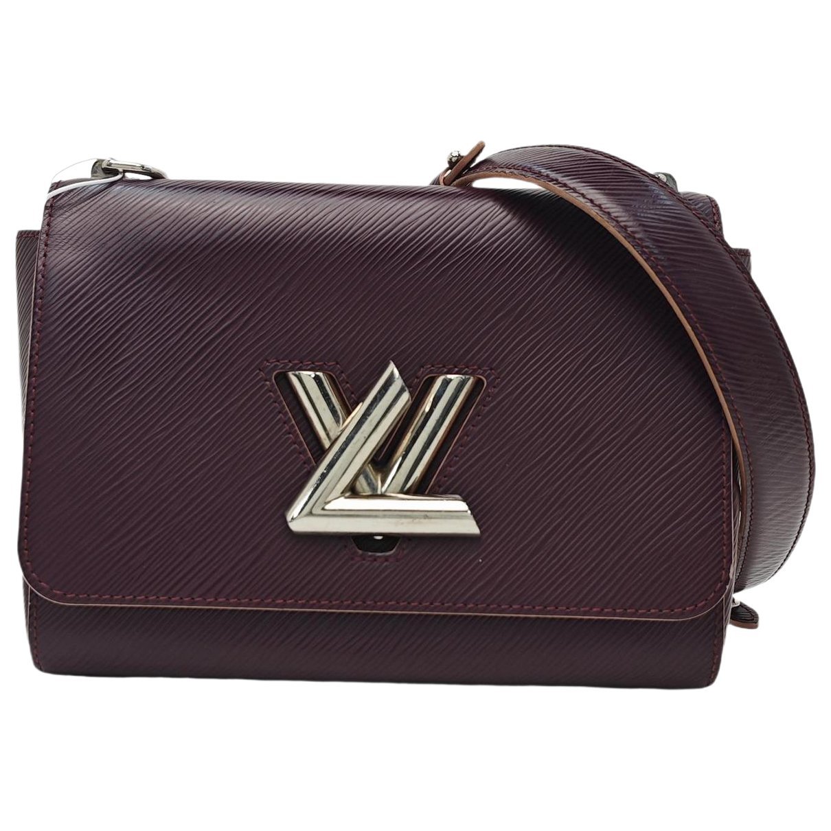 Twist leather handbag