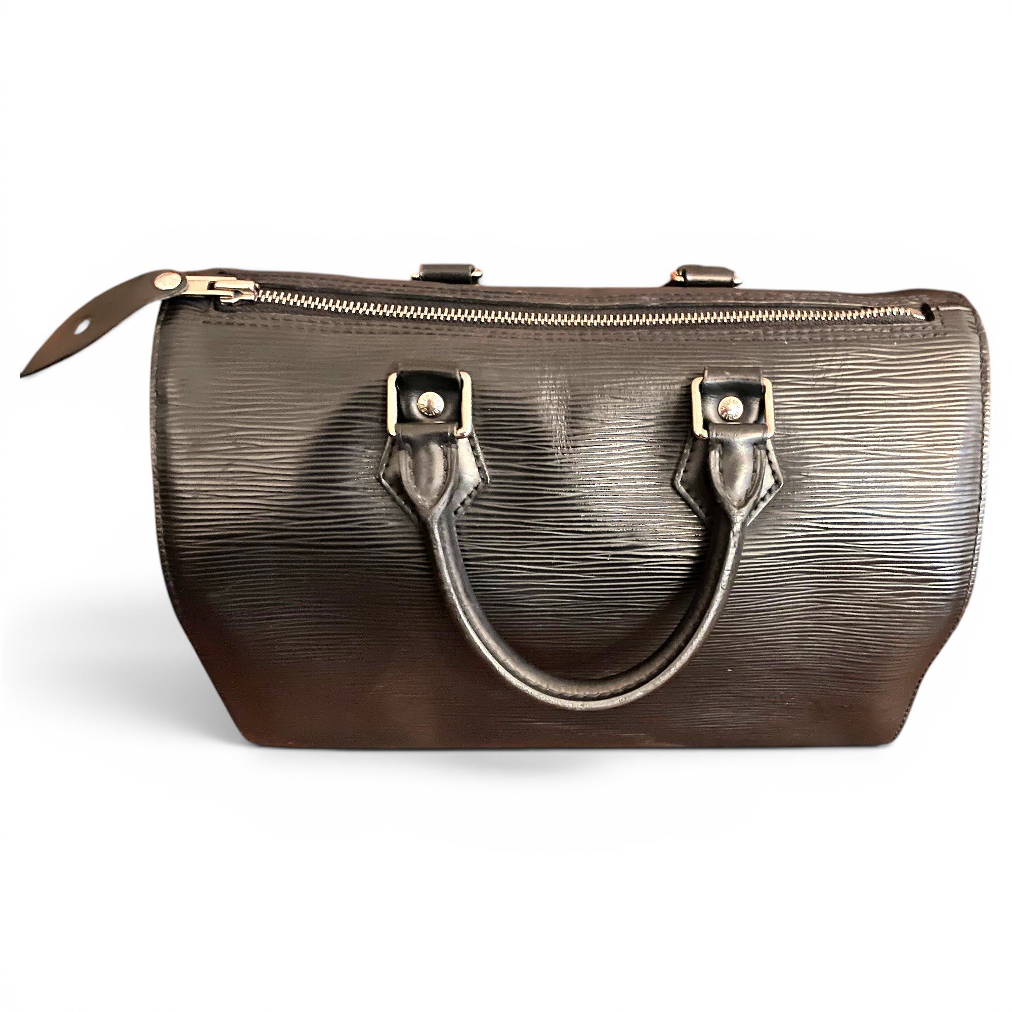 Speedy leather handbag