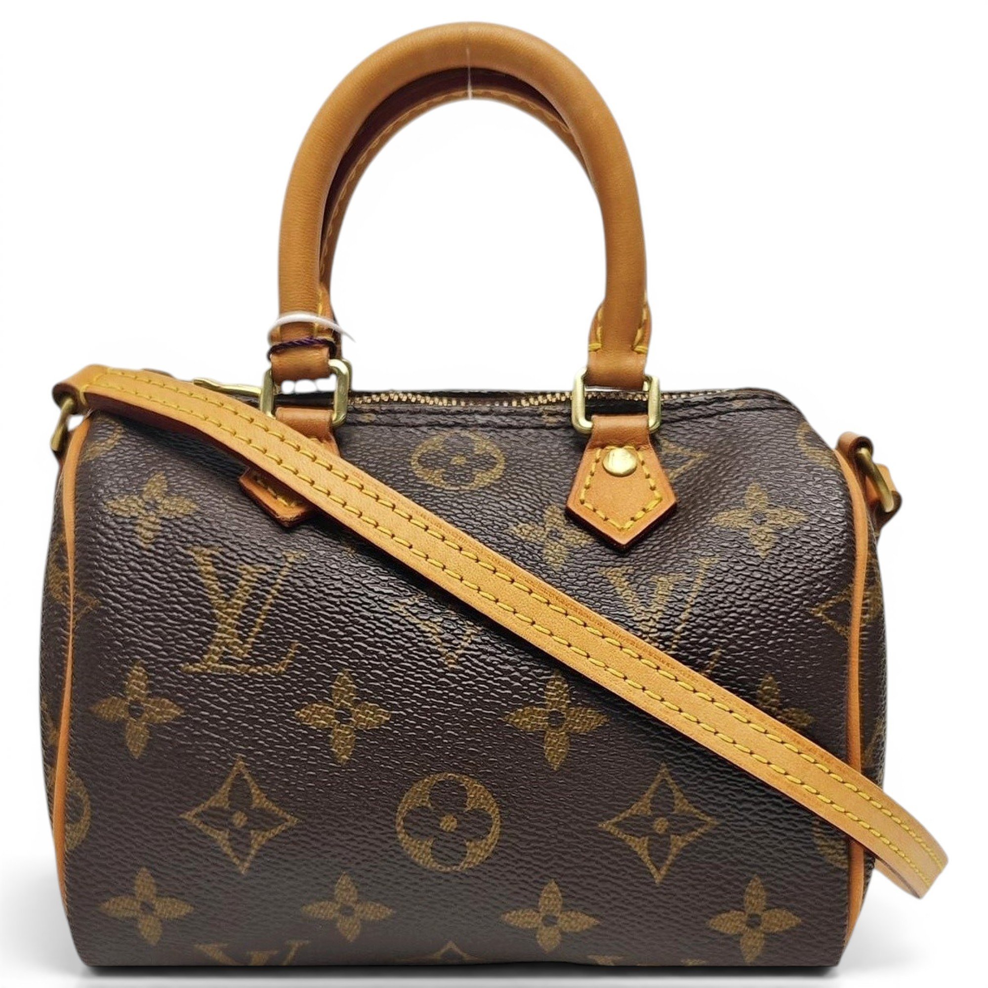 Nano Speedy / Mini HL leather handbag