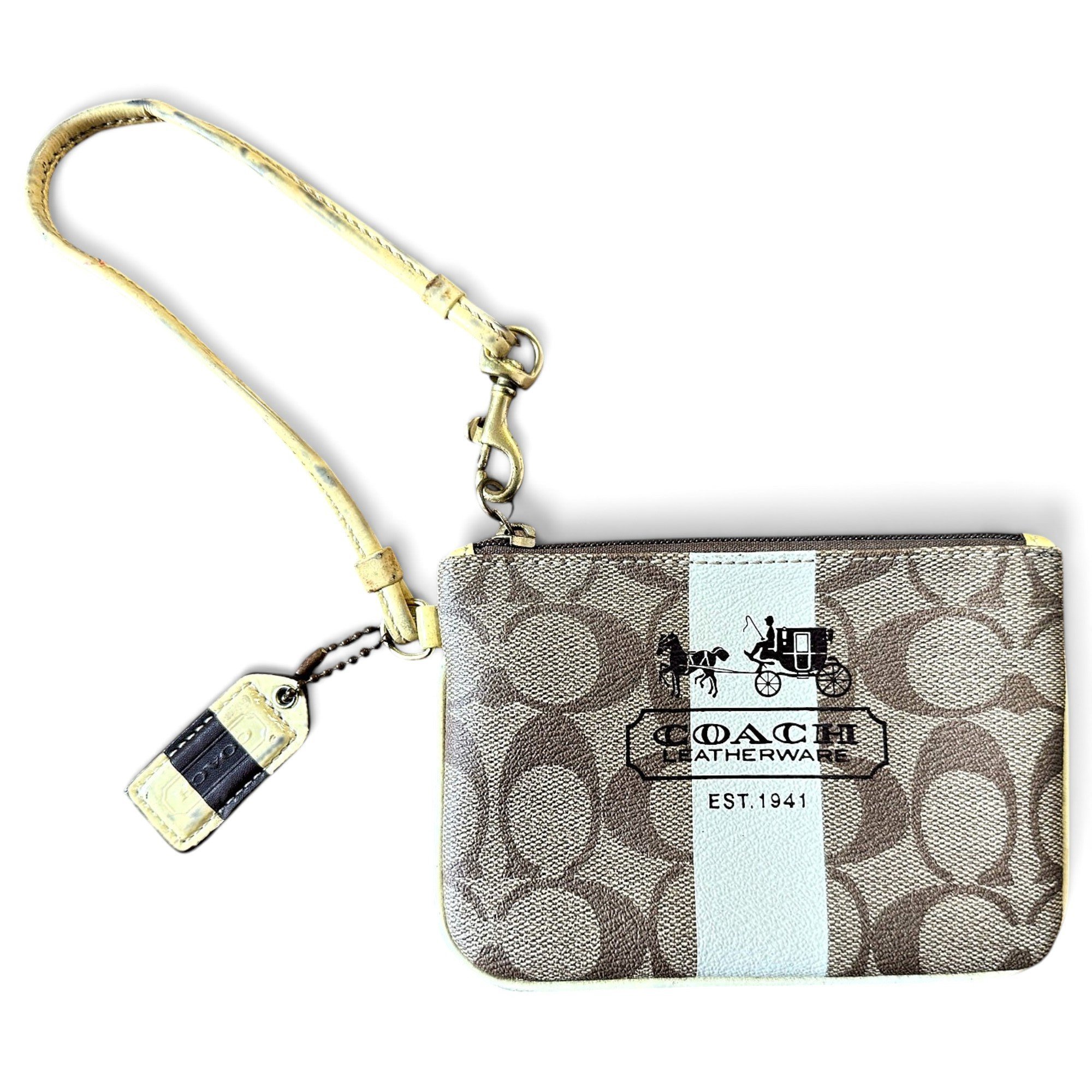 Leather clutch bag