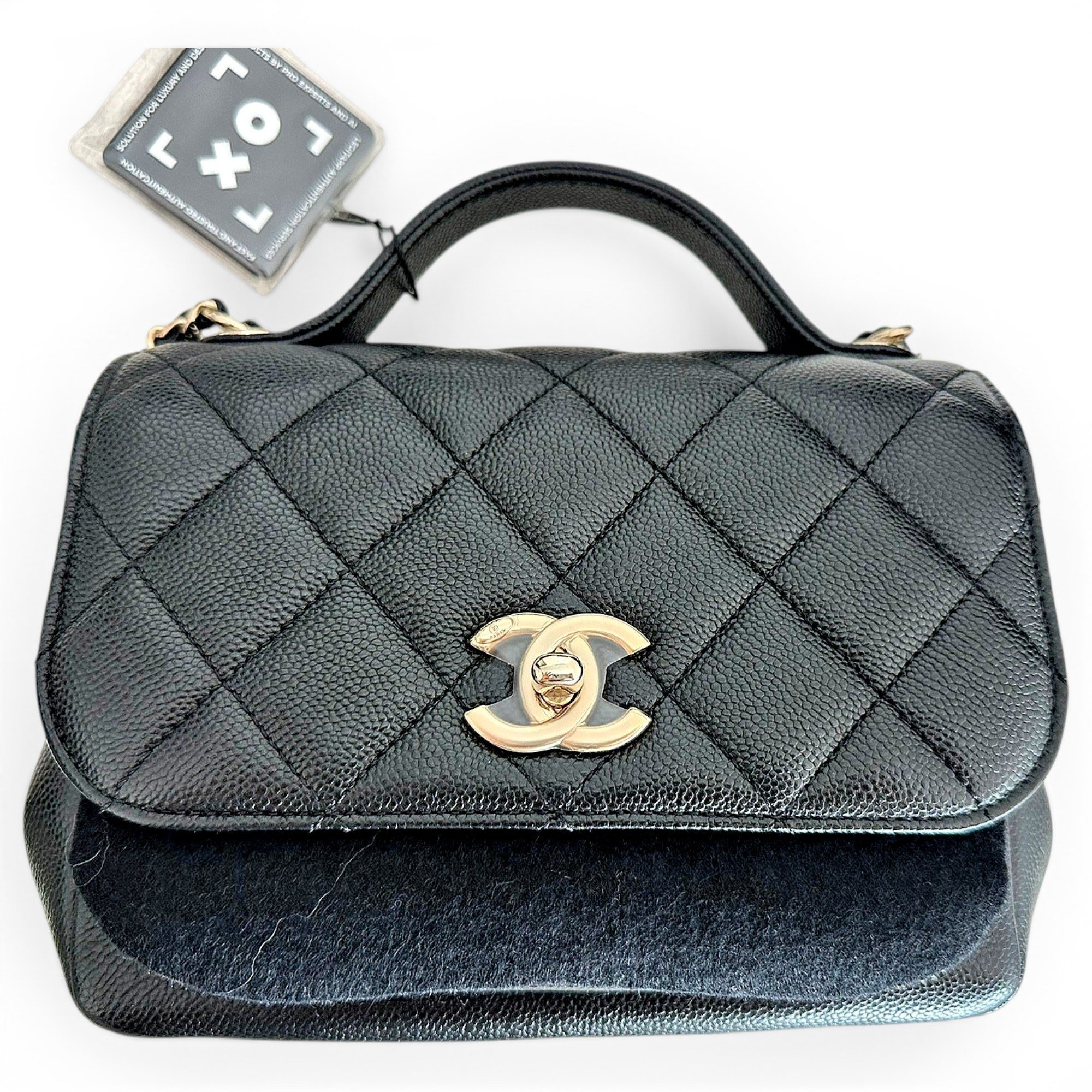 Business Affinity leather handbag