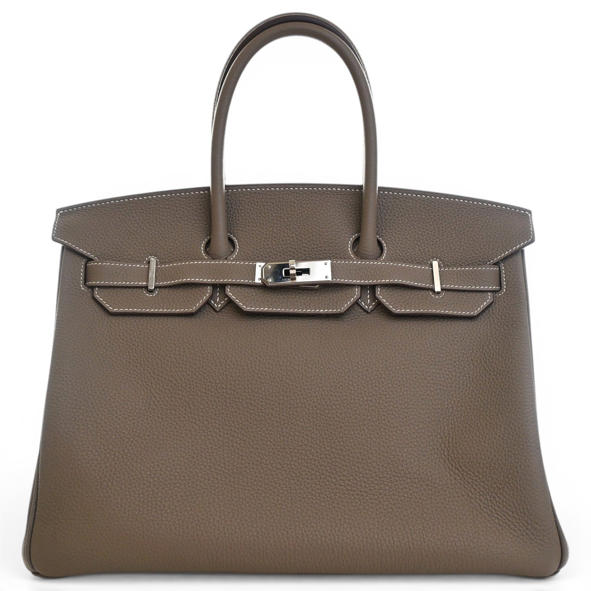 Birkin 35 leather tote