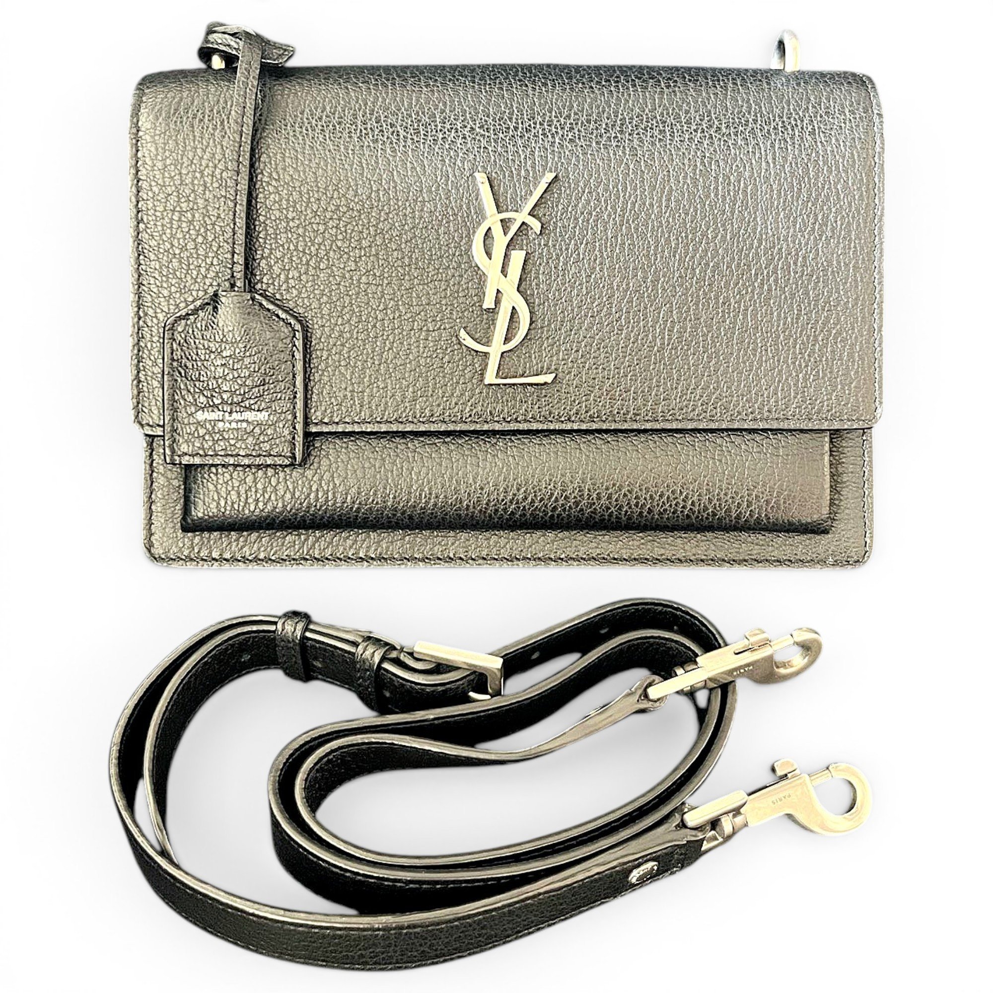 Sunset leather crossbody bag