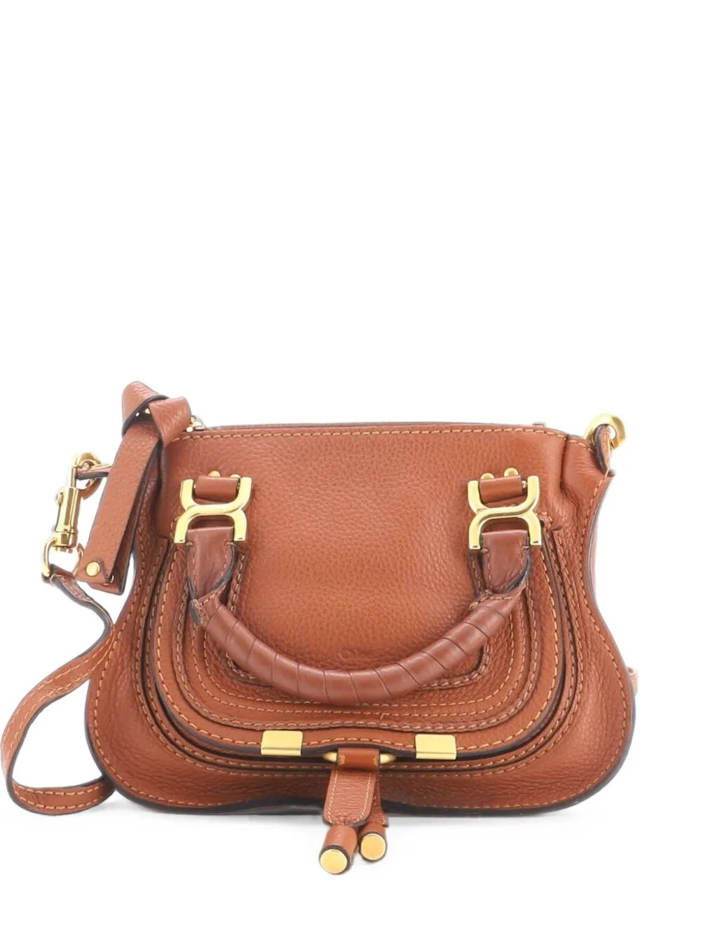 Marcie Satchel Leather Baby crossbody bag