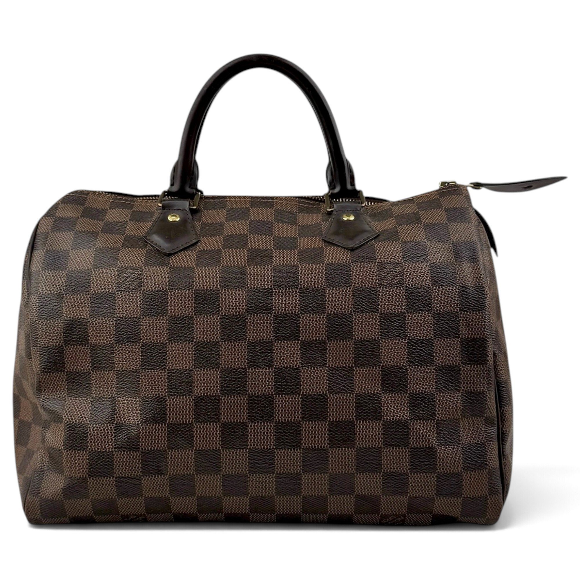 Speedy leather handbag