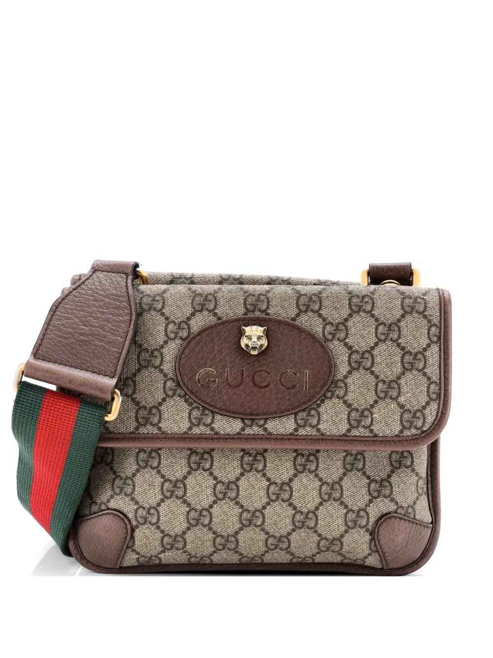 Neo Vintage Flap Messenger GG Coated Canvas Small crossbody bag