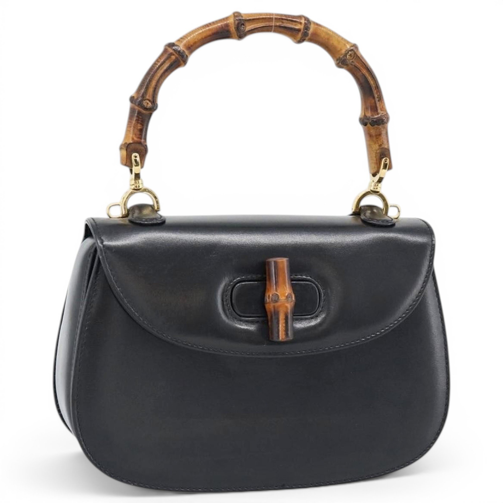 Gucci B leather handbag