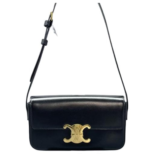 Triomphe Long leather handbag