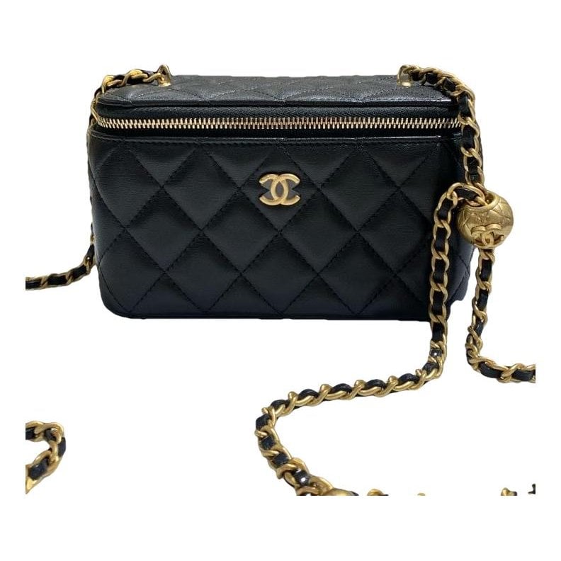 Vanity leather crossbody bag