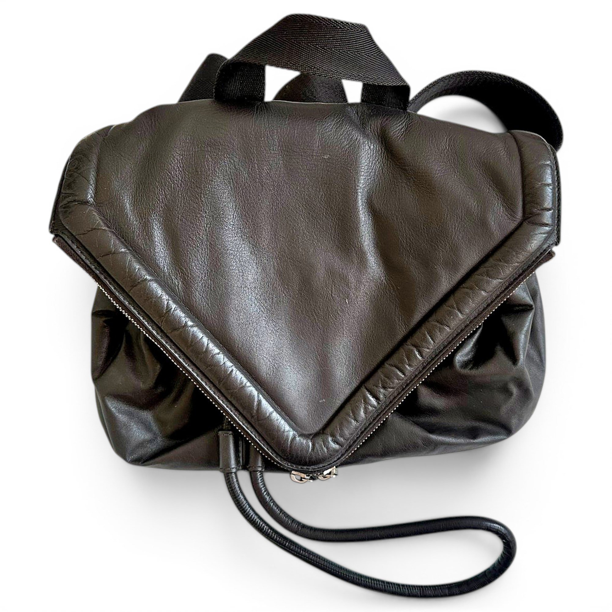 Leather crossbody bag