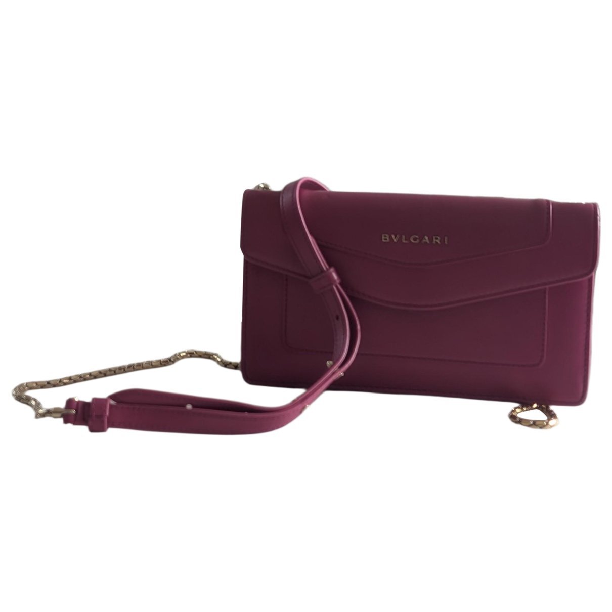 Serpenti leather handbag