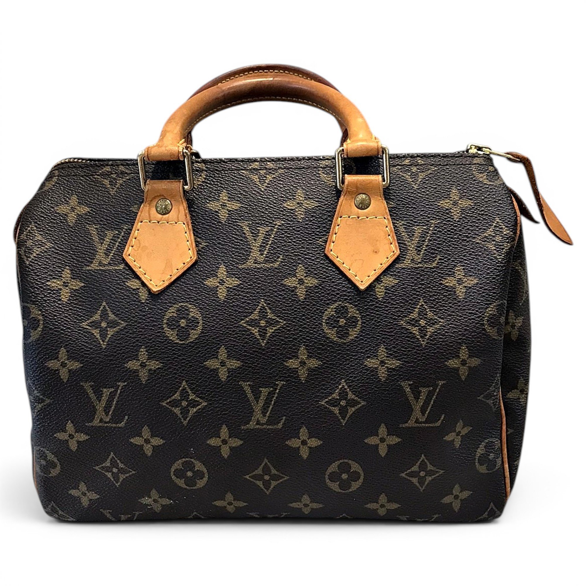 Speedy leather handbag