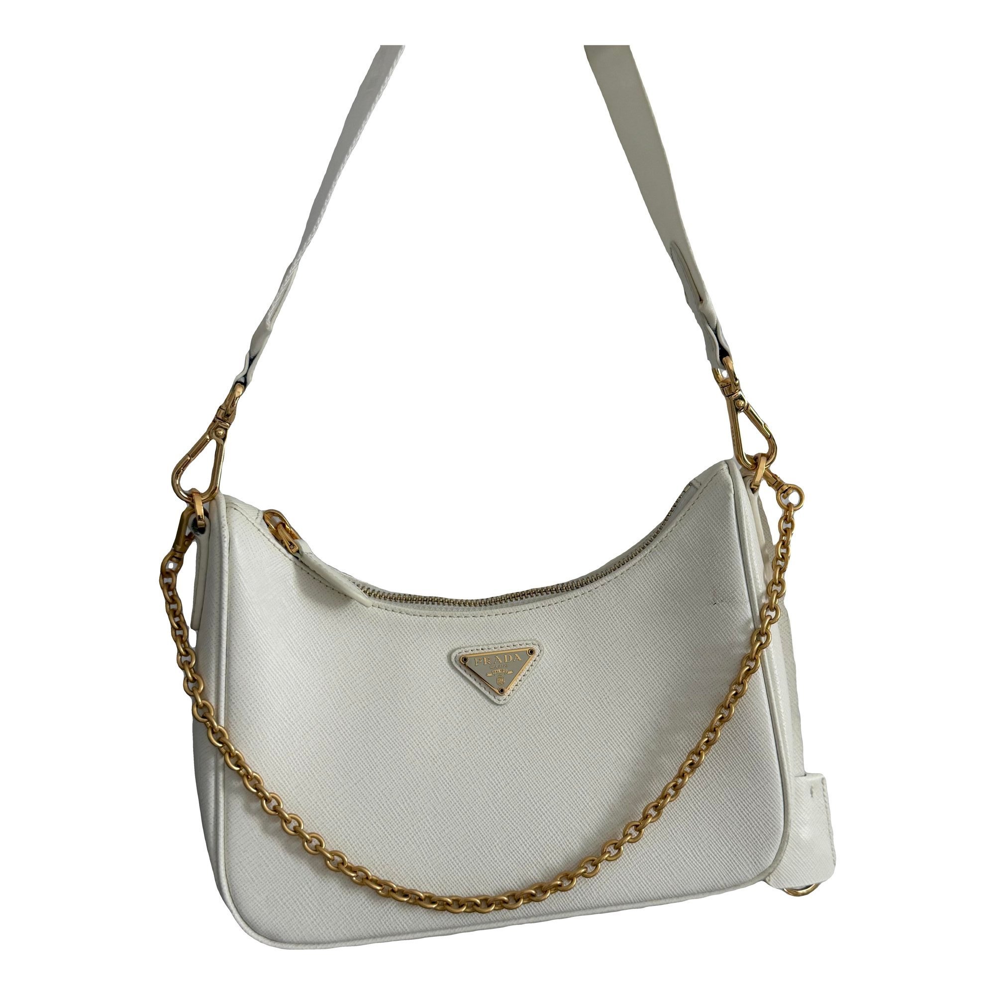 Re-edition leather crossbody bag