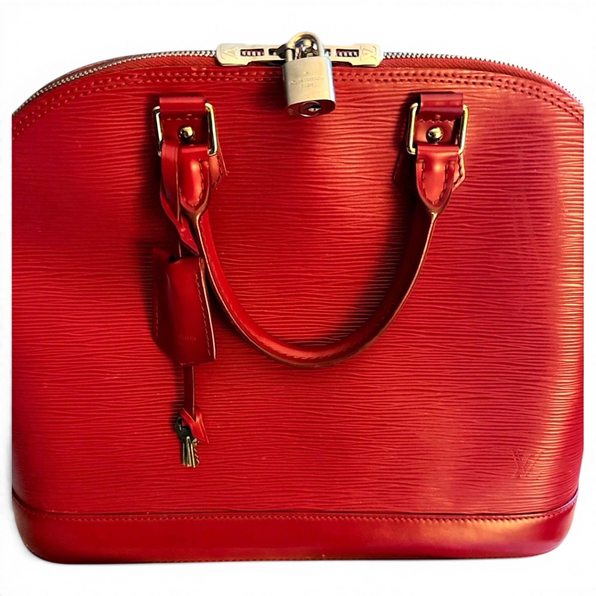 Alma leather handbag
