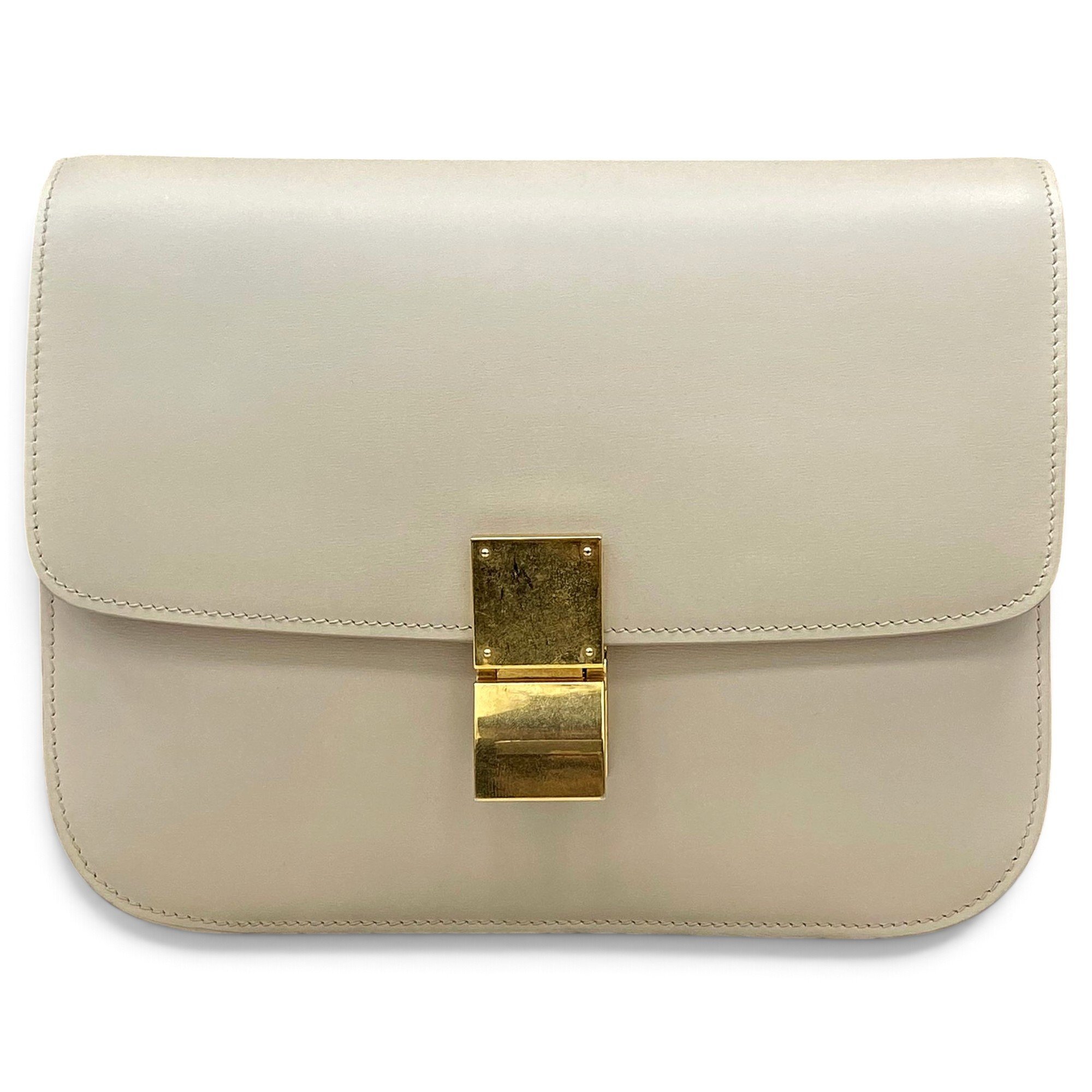 Classic leather handbag