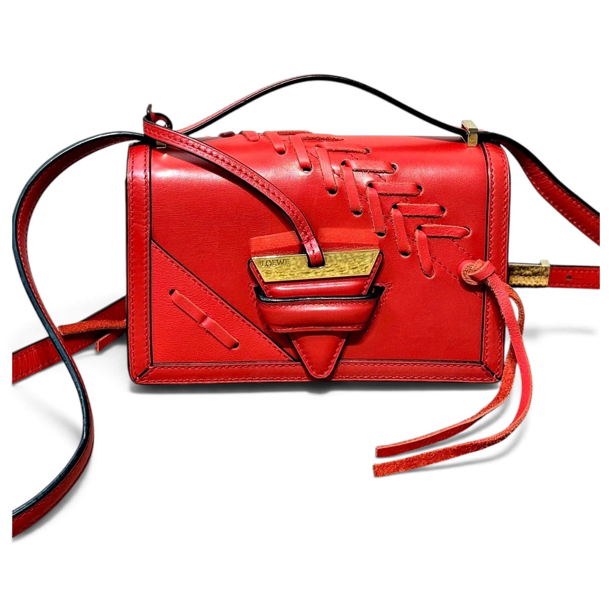 Barcelona leather handbag
