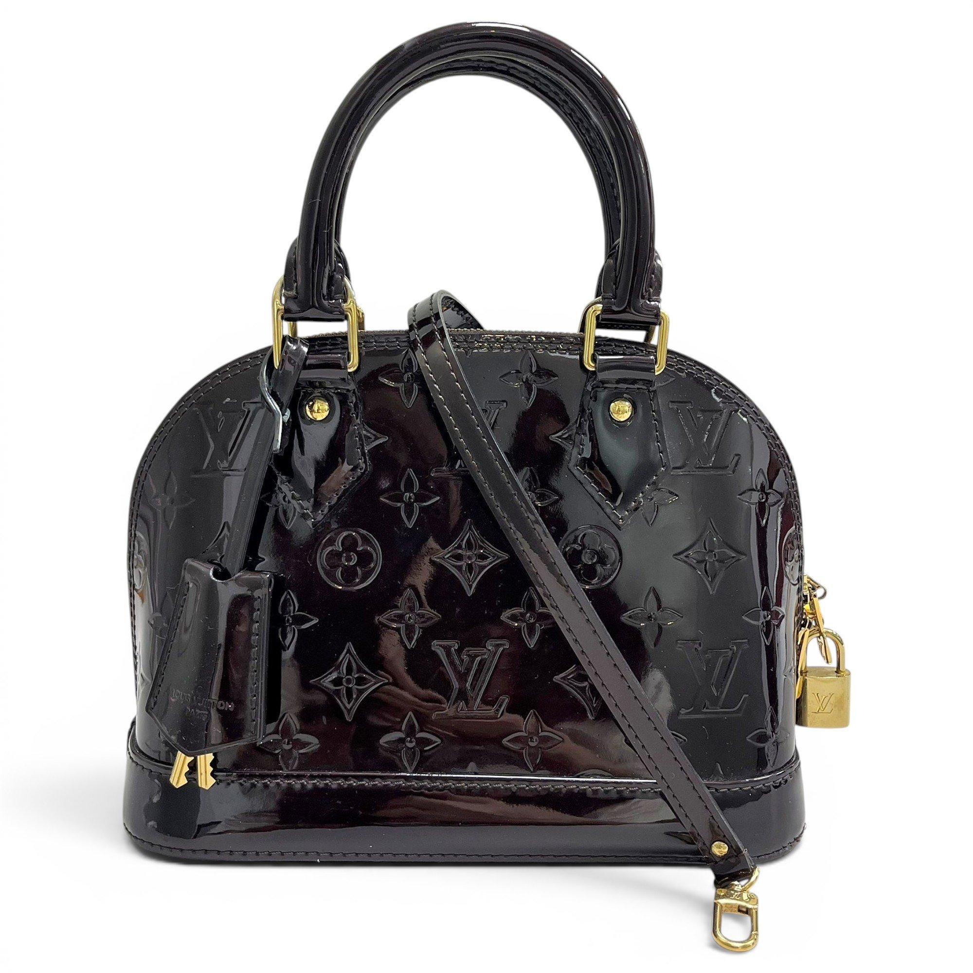 Alma BB patent leather handbag