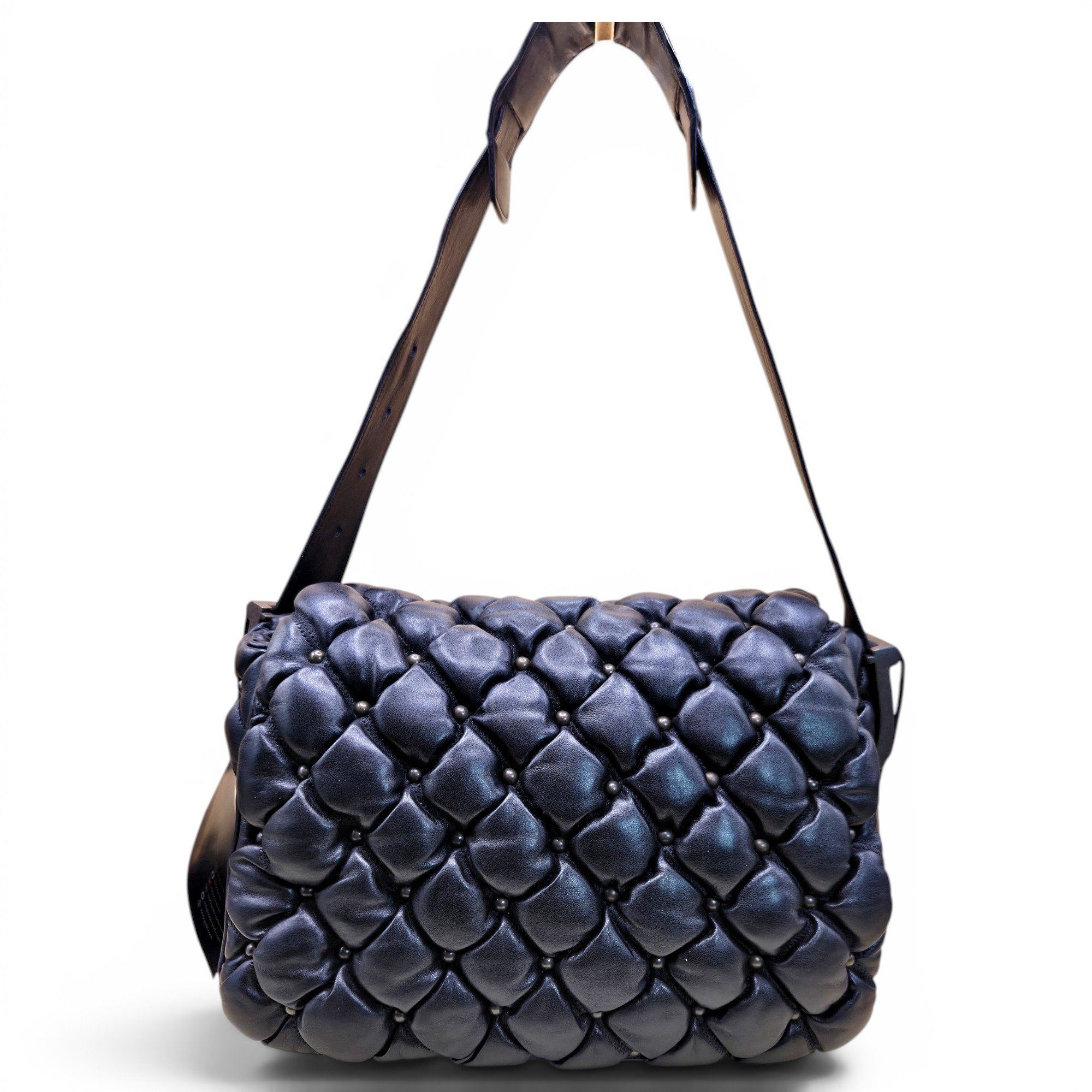 Touch Puffy leather handbag