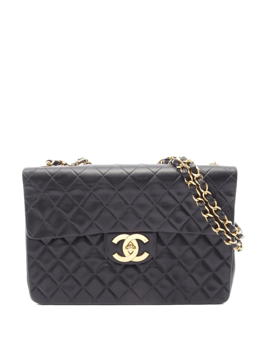 1991-1994 34 Decamatlassé flap shoulder bag