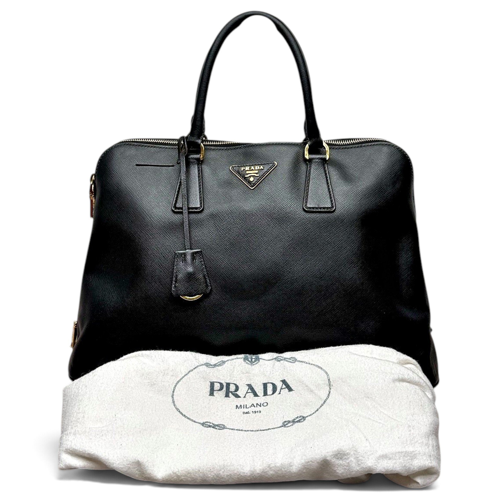 Promenade leather handbag