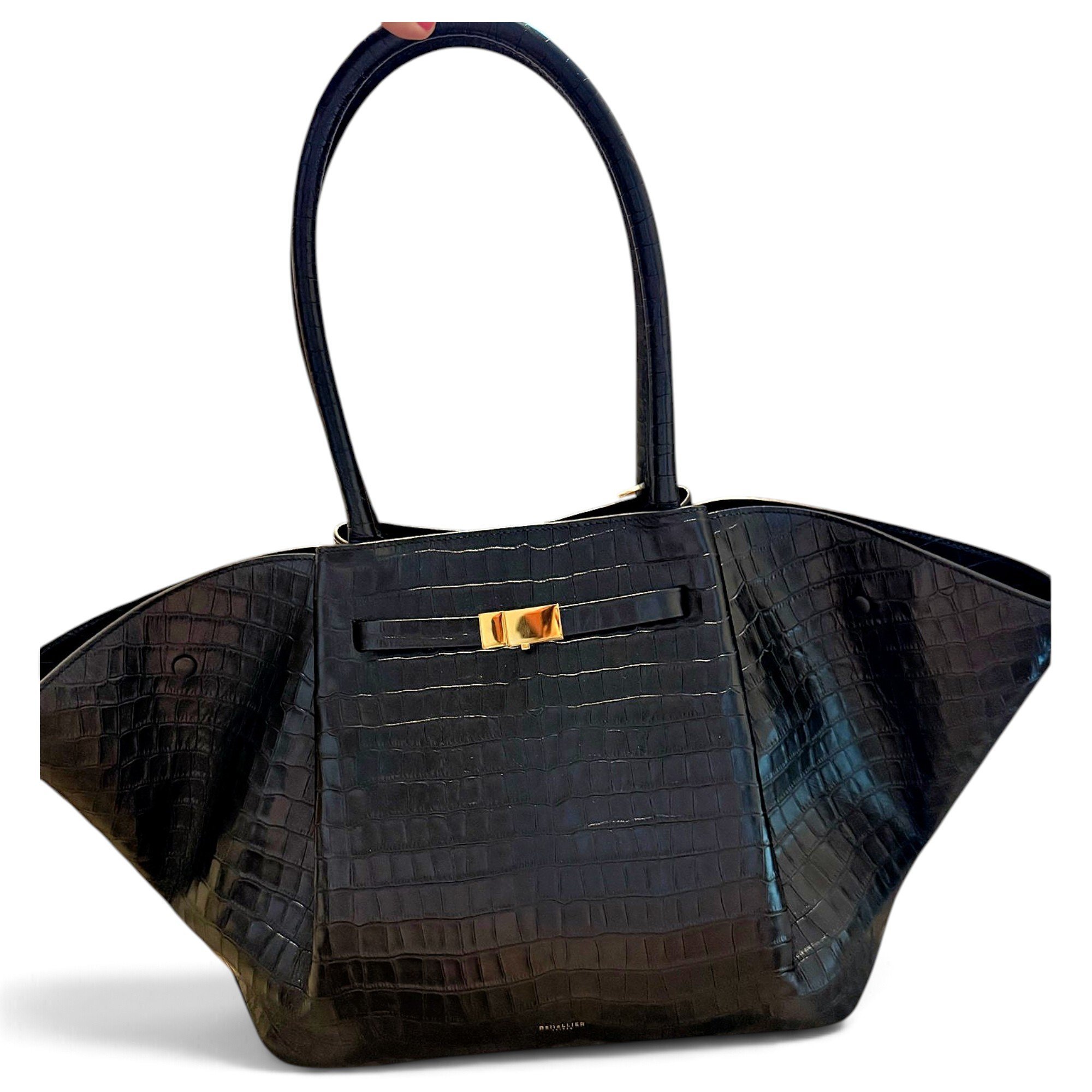 Leather tote