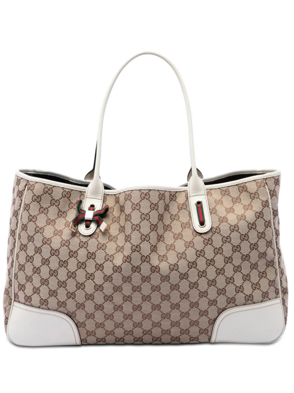 2016-2026 GG Canvas Web Princy tote bag