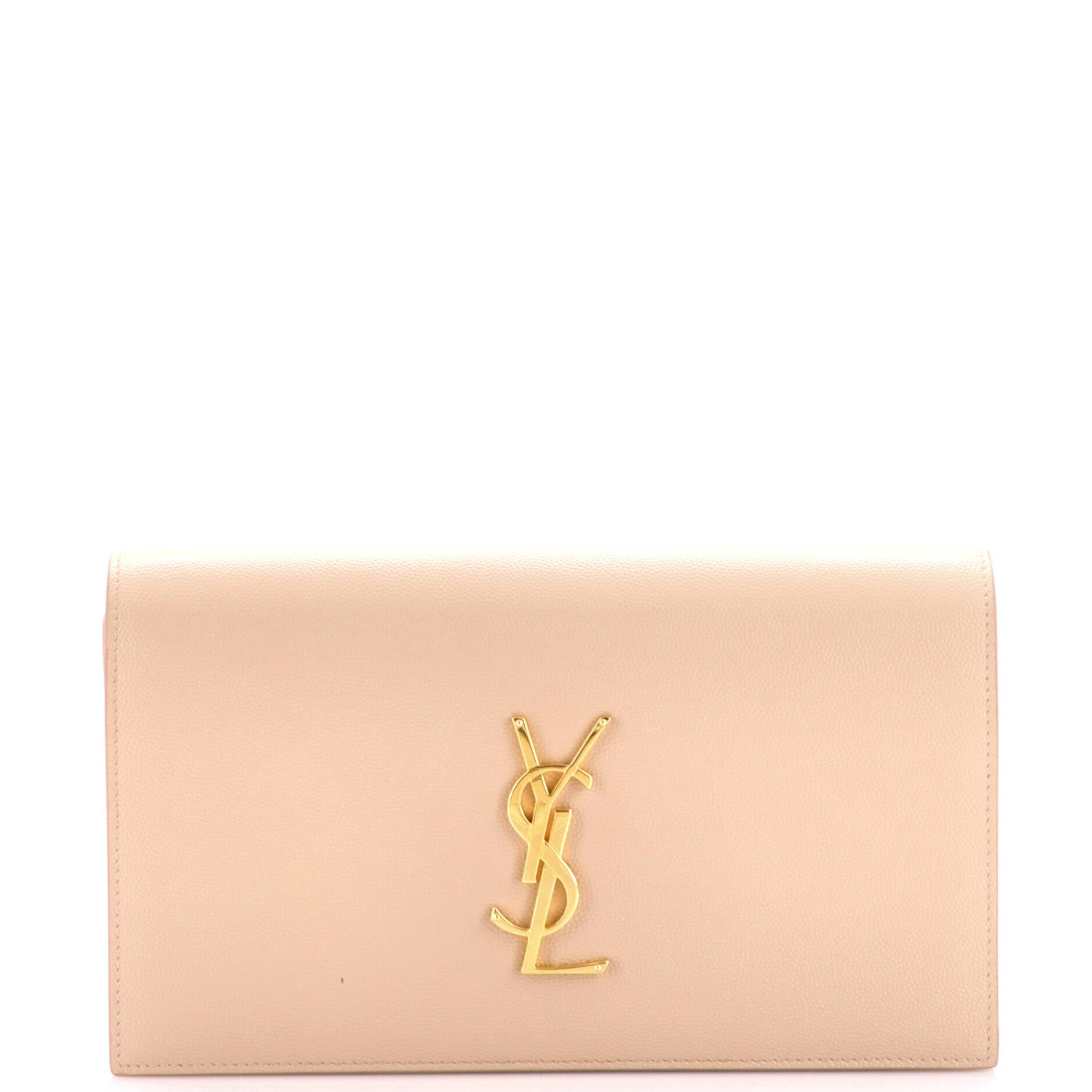 Classic Monogram Clutch Leather
