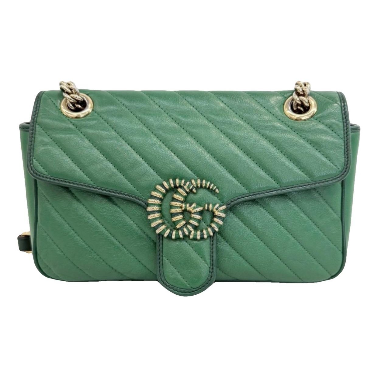 GG Marmont Flap leather bag