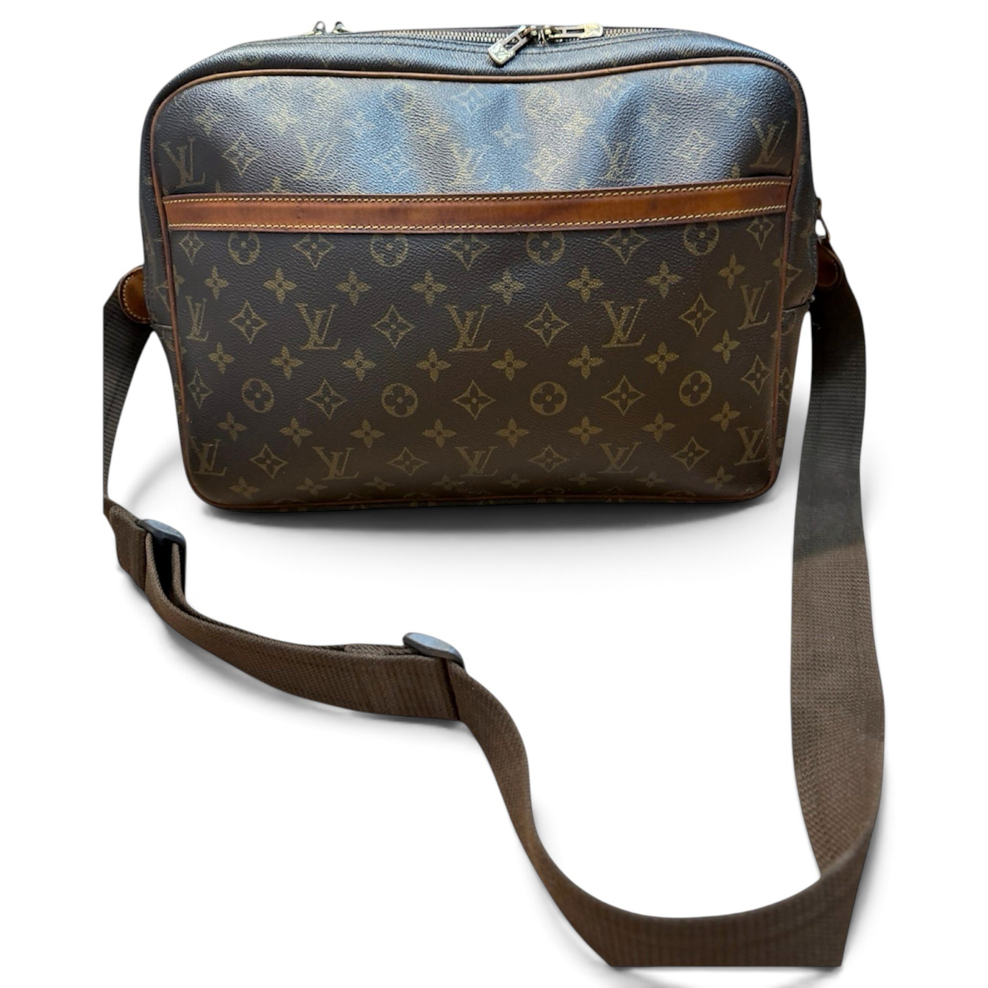 Reporter leather crossbody bag