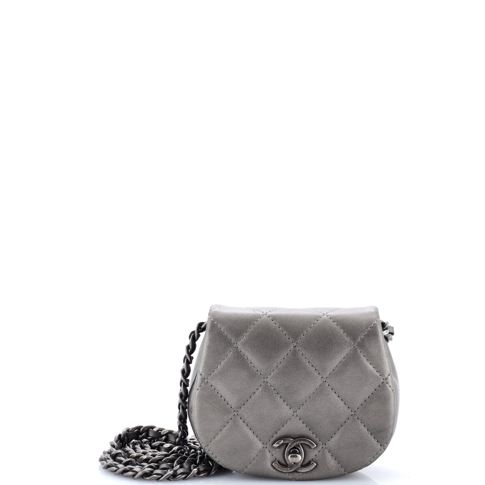 Chanel Coco Mail Clutch with Chain Quilted Calfskin Mini