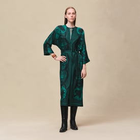 Caftan imprimé « Ferronnerie Remix »